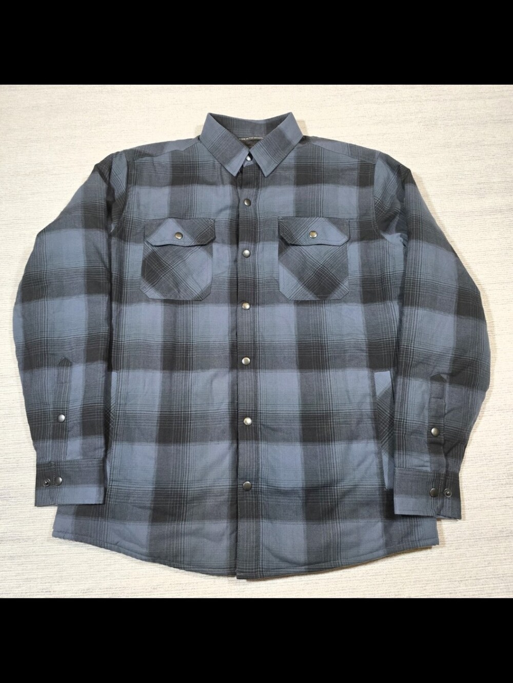 Kuhl JOYRYDR Shirt-Jac Jacket Mens M Fleece Lined Plaid Flannel Shacket #7253